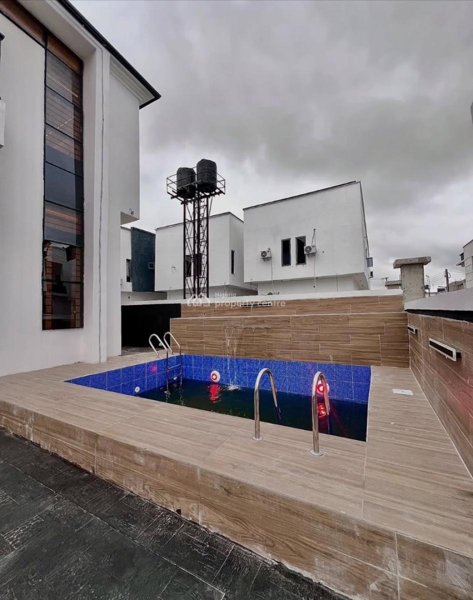 Five Bedroom Fully Detached Duplex with Swimming Pool, Lekki Palm City Estate, Ajah, Lagos, Detached Duplex for Sale