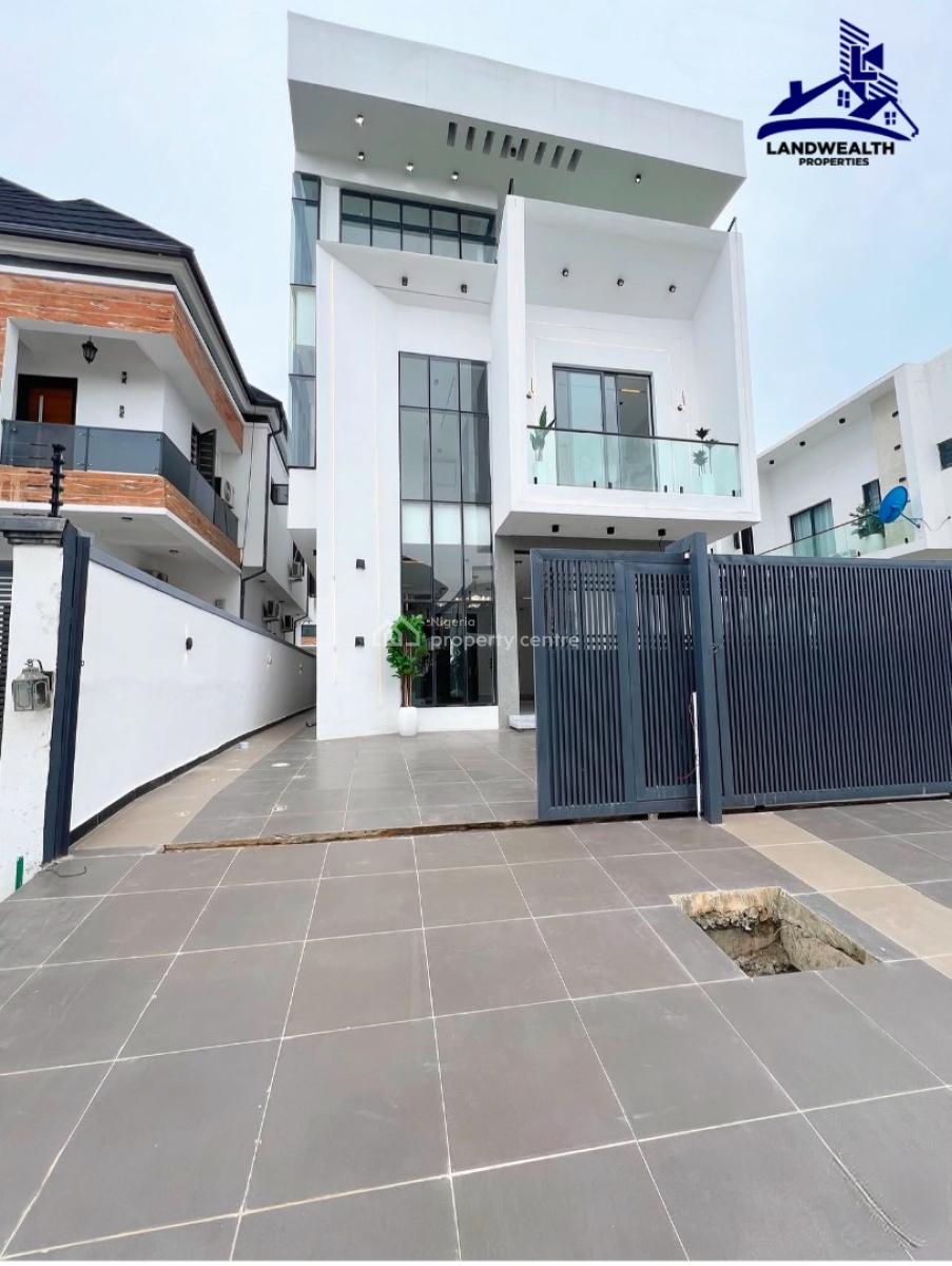Contemporary 5 Bedroom Fully Detached Swimming Pool Duplex with Bq, Lekky County Homes, Ikota, Lekki, Lagos, Detached Duplex for Sale