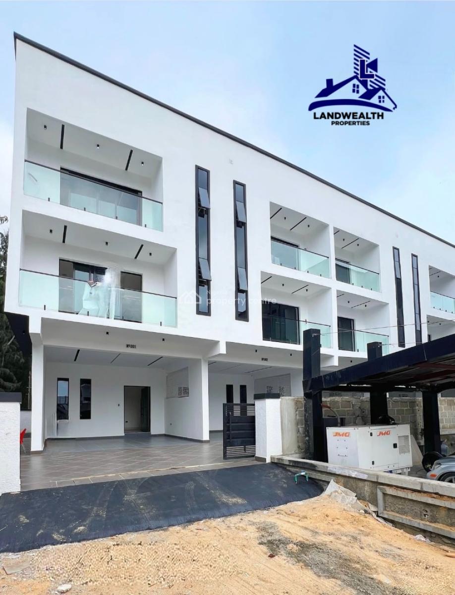 6 Units of Modern 4 Bedroom Townhouses Duplexes with Bq, Lekky County Homes, Ikota, Lekki, Lagos, Terraced Duplex for Sale