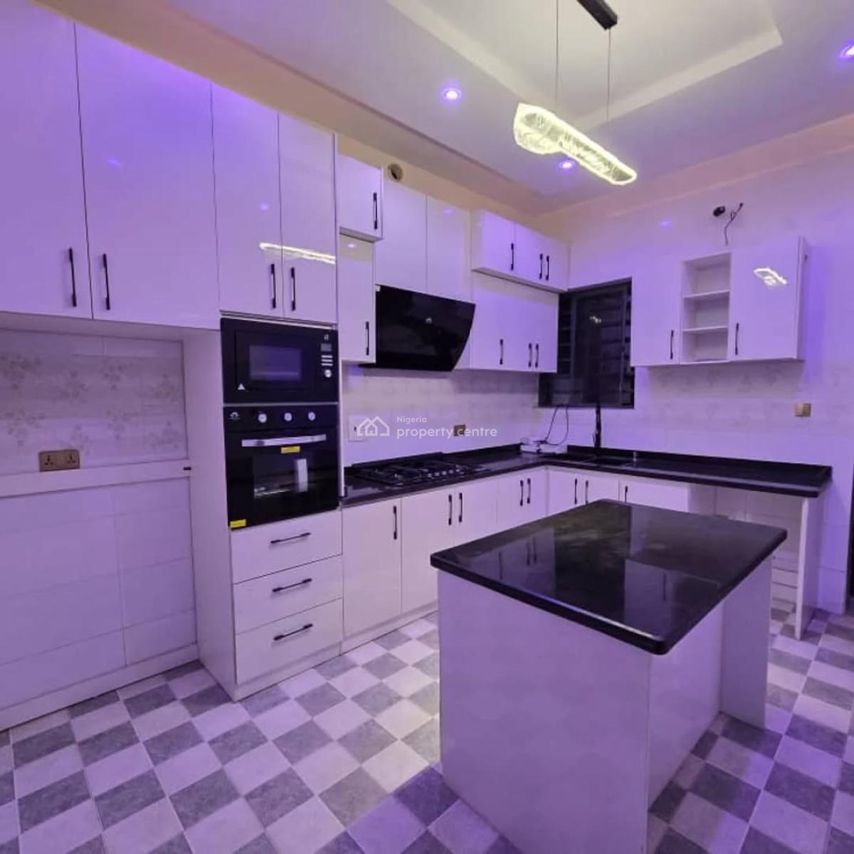 Self Service Four Bedroom Semi Detached Duplex with Bq, By Sky Mall, Sangotedo, Ajah, Lagos, Detached Duplex for Sale