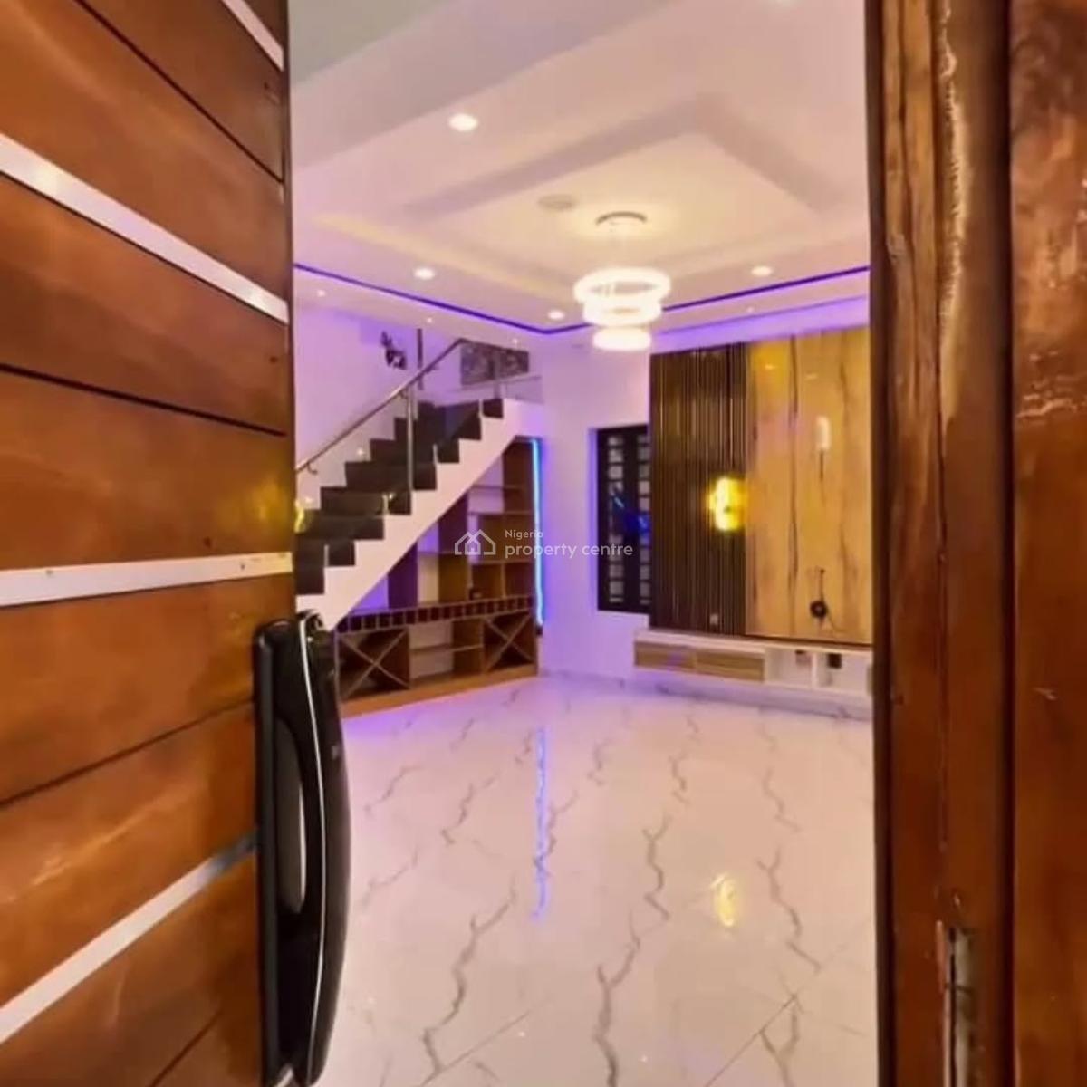 Four Bedroom Fully Detached Duplex with Bq, Ocean Palm Estate, Sangotedo, Ajah, Lagos, Detached Duplex for Sale