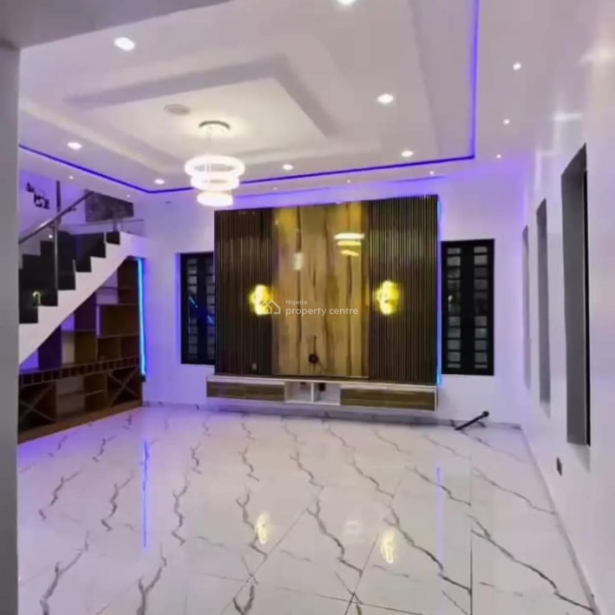 Four Bedroom Fully Detached Duplex with Bq, Ocean Palm Estate, Sangotedo, Ajah, Lagos, Detached Duplex for Sale