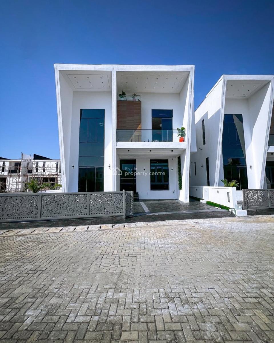 Five Bedroom Fully Detached Duplex with Swimming Pool and Bq, Chevron, Lekki, Lagos, Detached Duplex for Sale