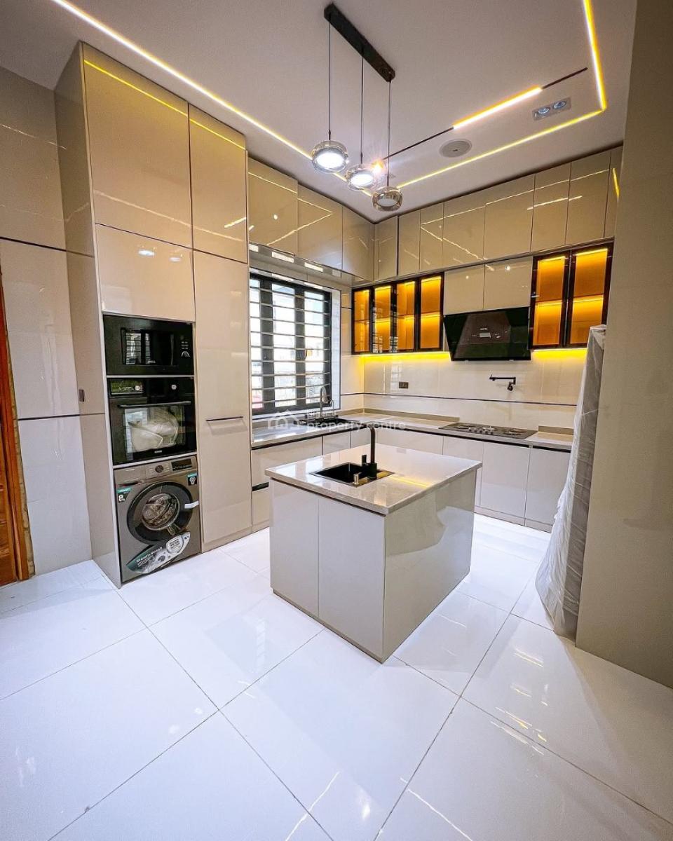 Five Bedroom Fully Detached Duplex with Swimming Pool and Bq, Chevron, Lekki, Lagos, Detached Duplex for Sale