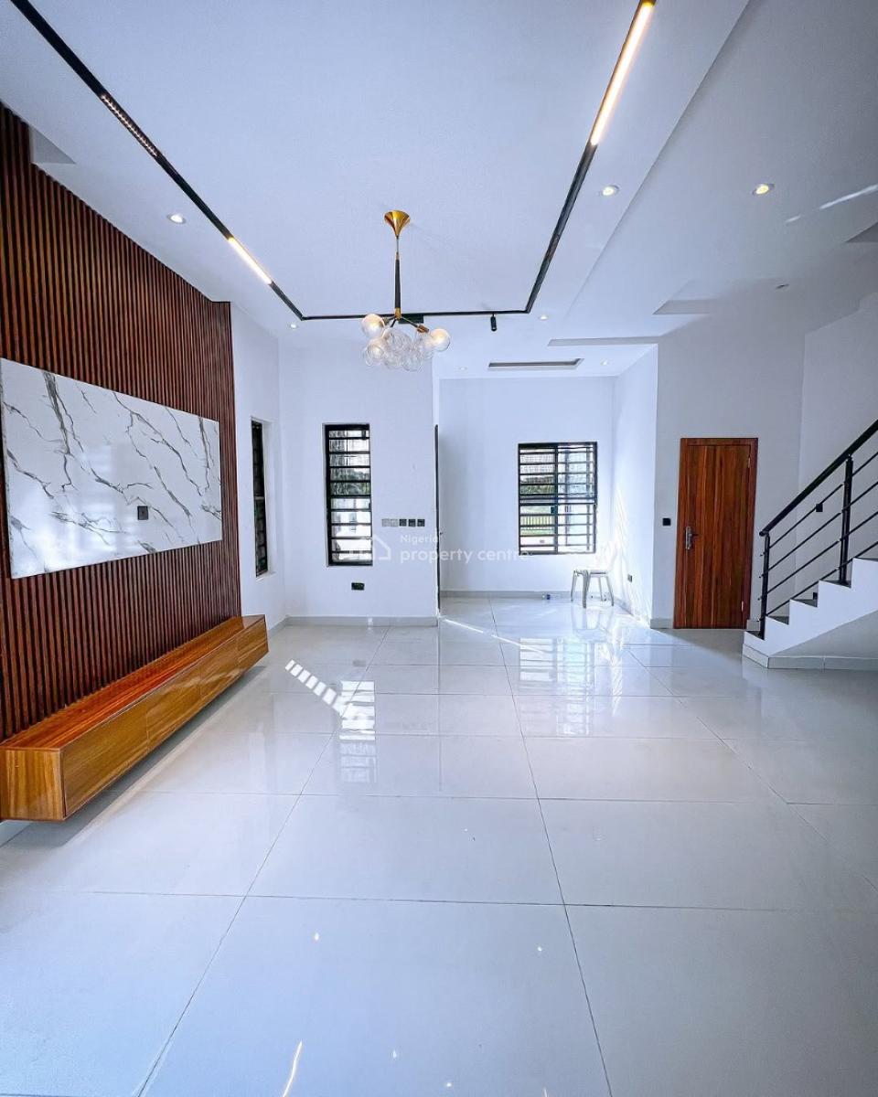 Four Bedroom Semi Detached Duplex with Bq, Golden Park Estate, Sangotedo, Ajah, Lagos, Detached Duplex for Sale