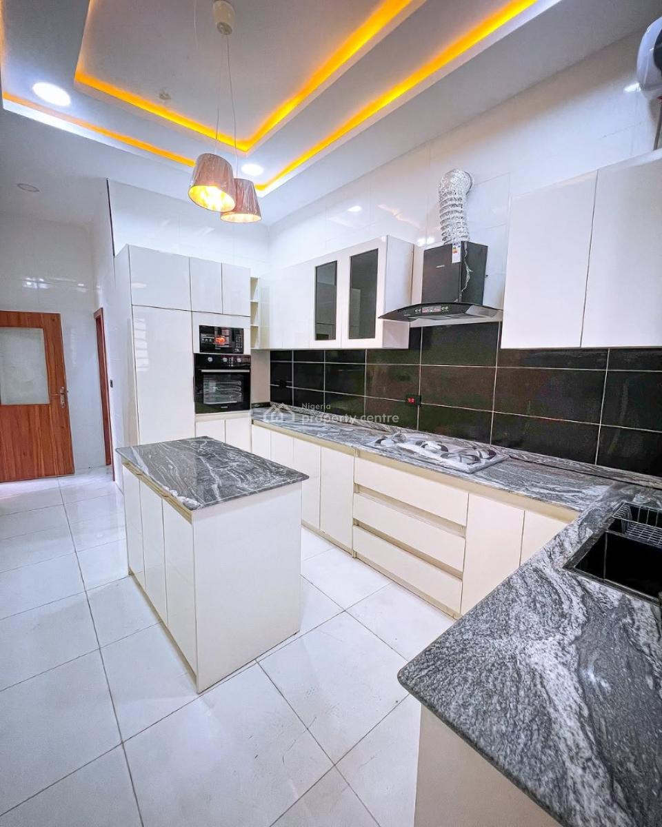 Four Bedroom Semi Detached Duplex with Bq, Golden Park Estate, Sangotedo, Ajah, Lagos, Detached Duplex for Sale