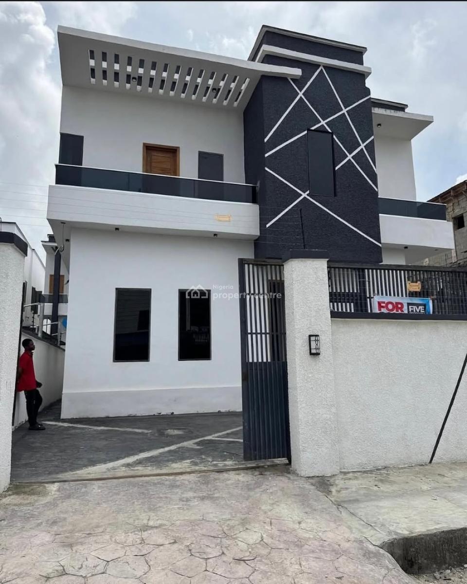 Five Bedroom Detached Duplex with Bq, Sangotedo, Ajah, Lagos, Detached Duplex for Sale