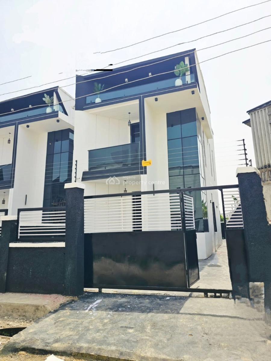 Self Service Four Bedroom Detached Duplex with Bq, Sangotedo, Ajah, Lagos, Detached Duplex for Sale