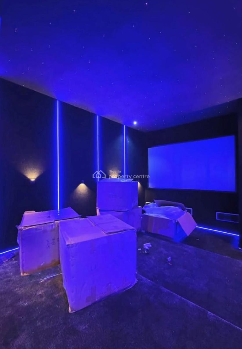 5 Bedroom Fully Detached Duplex with Pool Bq Cinema and Elevator, Chevron, Lekki, Lagos, Detached Duplex for Sale