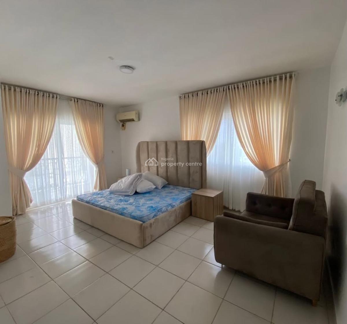 Fully Furnished 3 Bedroom Apartment with Bq & Study, Wuse 2, Abuja, Flat / Apartment for Rent