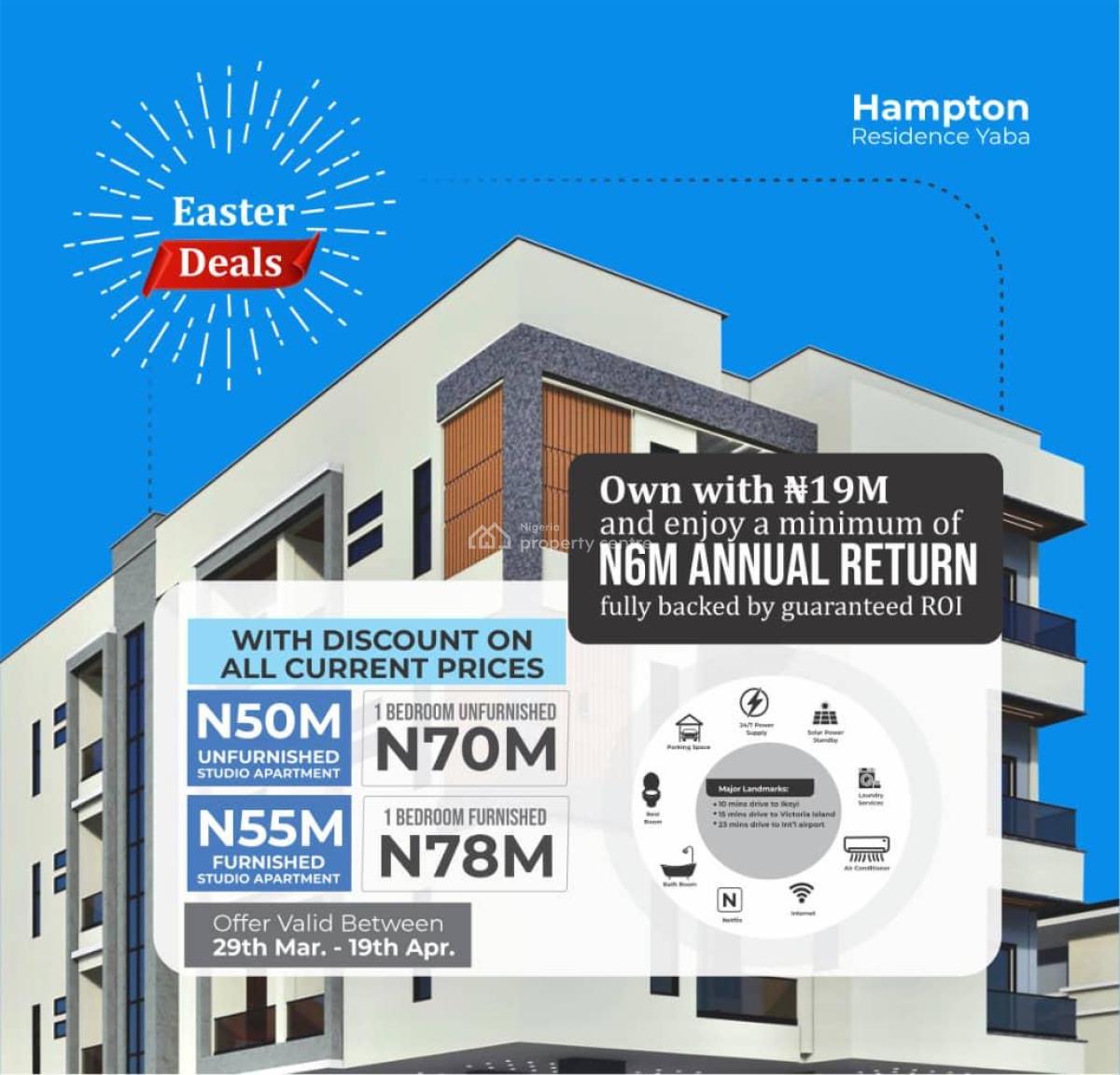 1 Bedroom Apartments, Proximity to Schools, Markets, Transport, and Tech Hubs., Yaba, Lagos, House for Sale