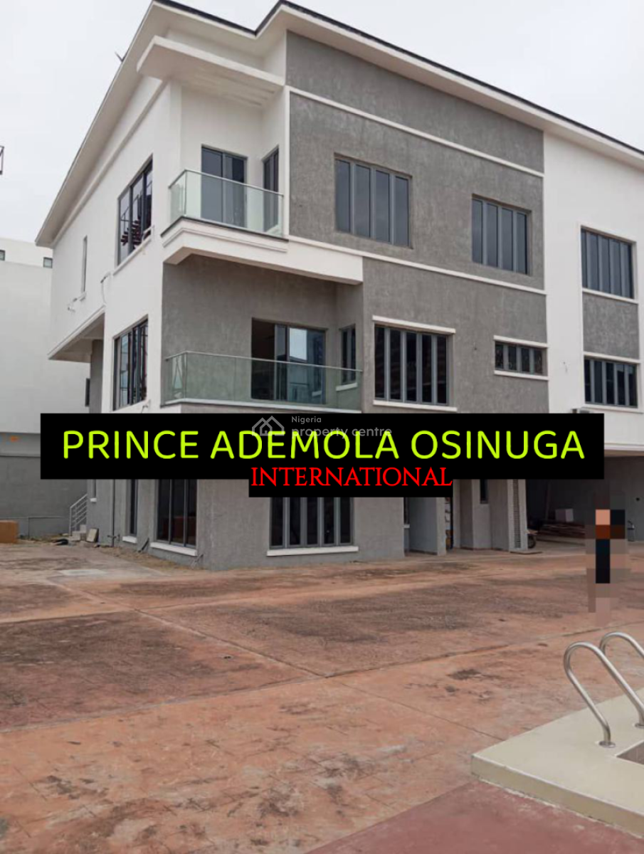 Waterfront 4 Bedroom Terrace House +bq+pool X 2yrs Minimum, Banana Island Estate Ikoyi, Banana Island, Ikoyi, Lagos, Terraced Duplex for Rent