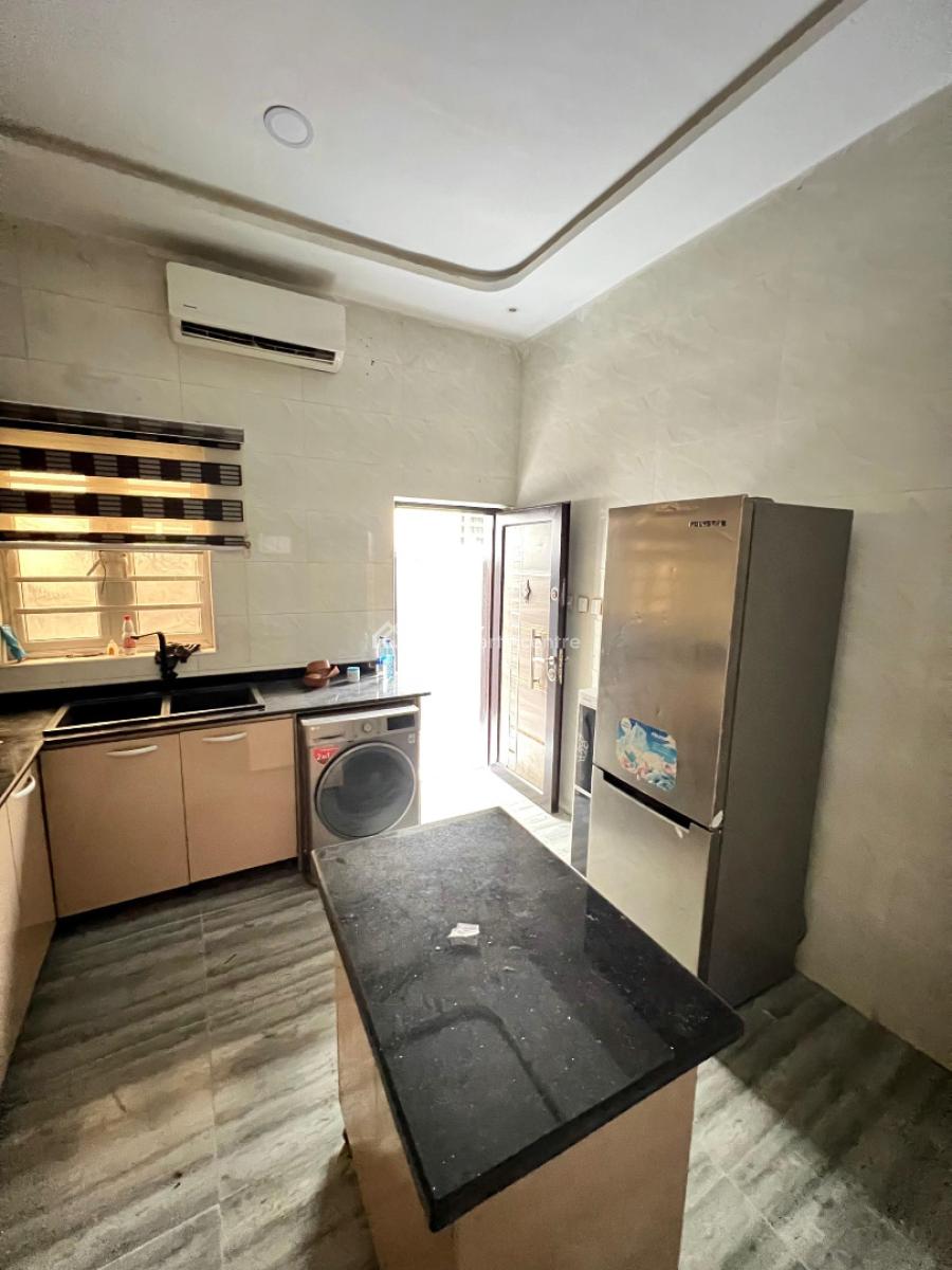 Furnished 4-bedroom Semi-detached Duplex with Bq  Self Serviced, Off Lekki Conservation Road By Secodn Toll Gate, Lekki, Lagos, Semi-detached Duplex for Rent