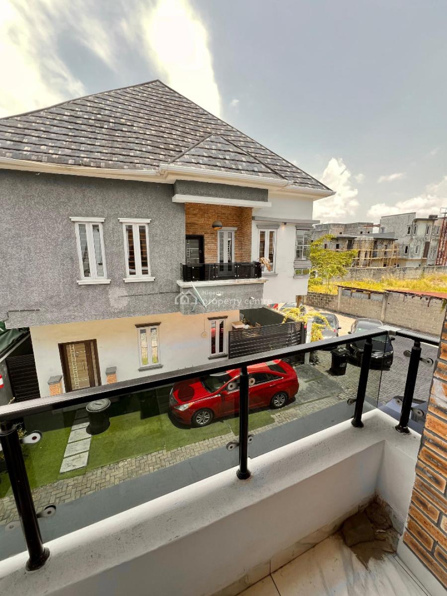 Furnished 4-bedroom Semi-detached Duplex with Bq  Self Serviced, Off Lekki Conservation Road By Secodn Toll Gate, Lekki, Lagos, Semi-detached Duplex for Rent