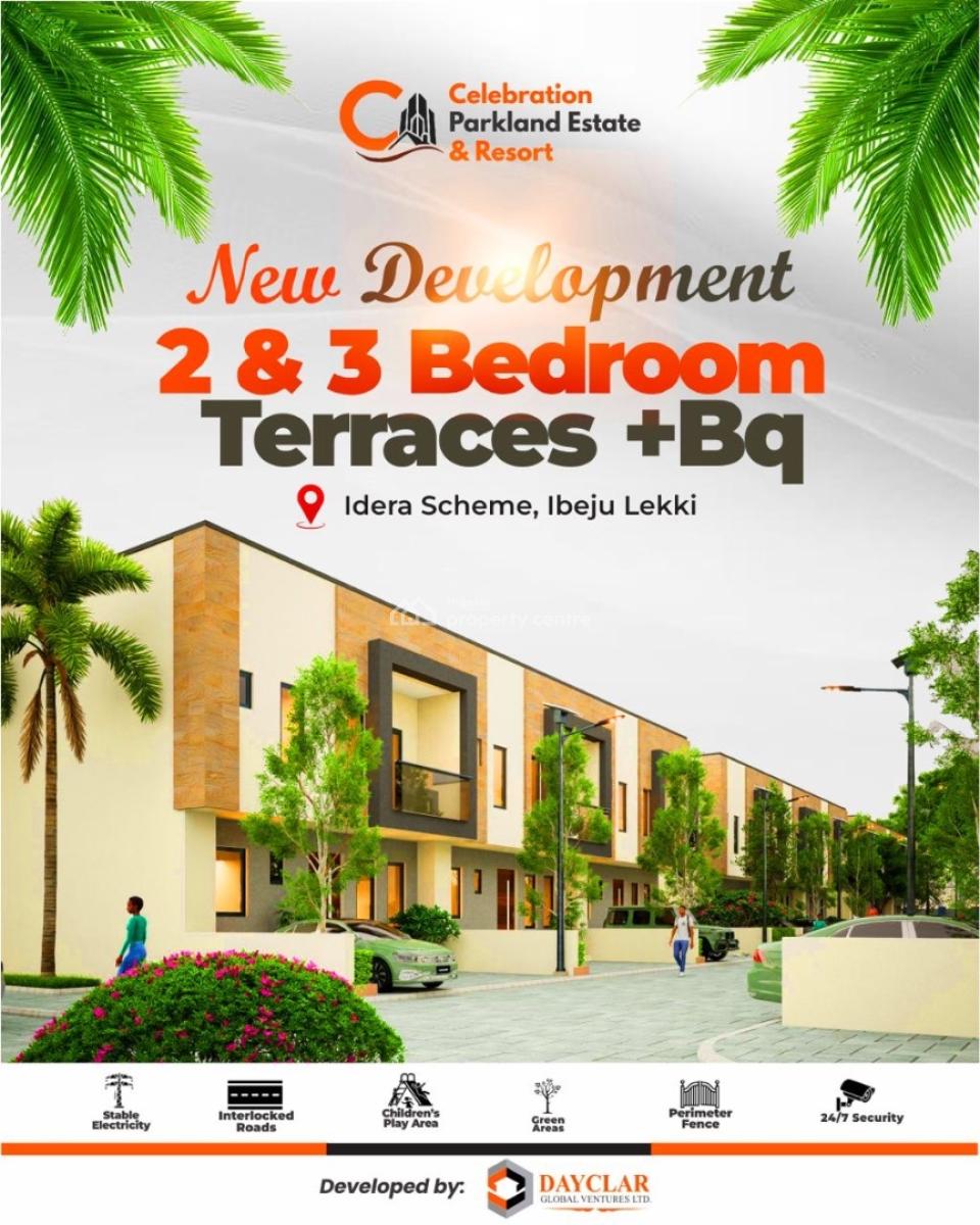 Contemporary Designed Luxury 3 Bedroom Terrace +bq in a Resort Estate, Idera Scheme, Eleko, Ibeju Lekki, Lagos, Terraced Duplex for Sale