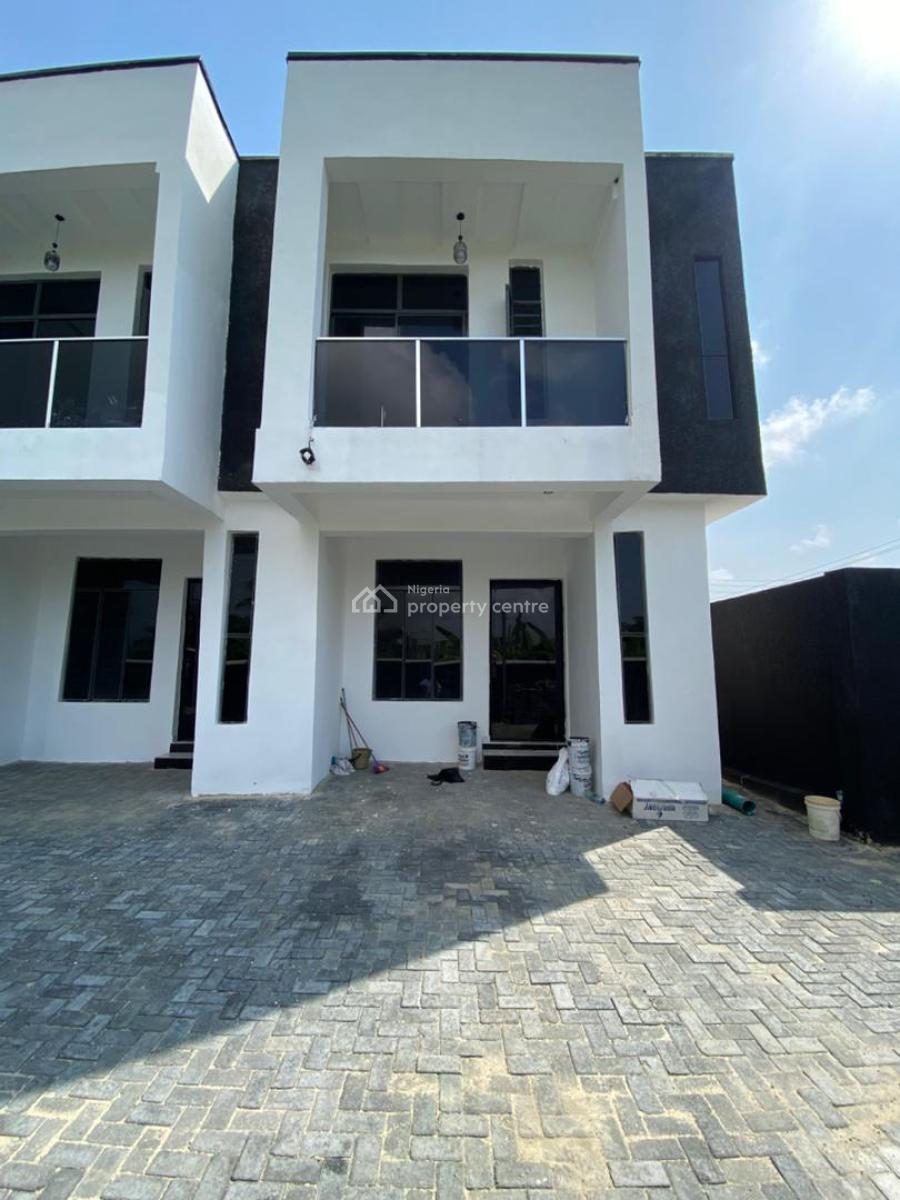 Lovely Finished 4 Terraced Duplex with Bq, Abraham Adesanya, Ajah, Lagos, Terraced Duplex for Sale