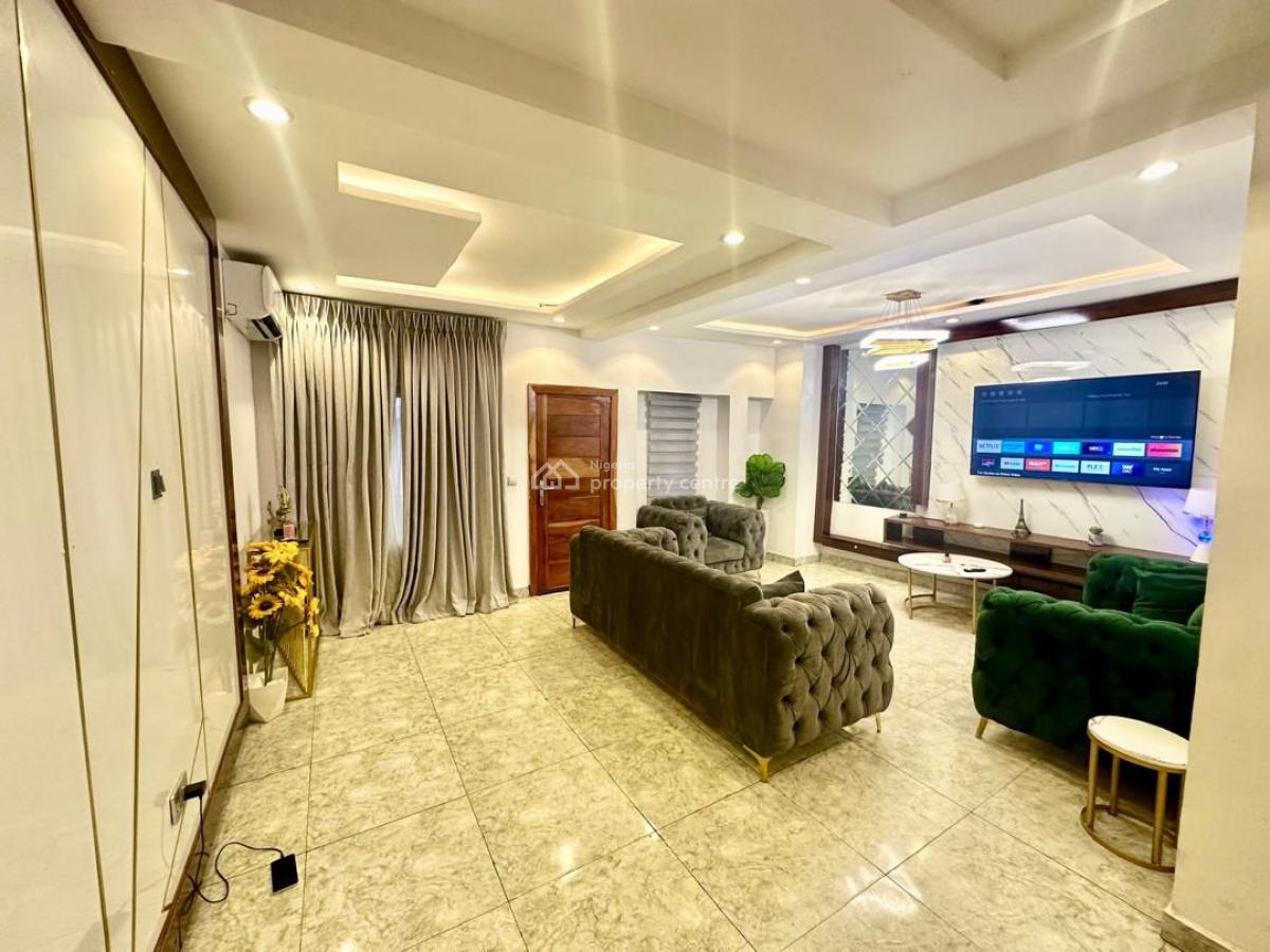 Sharp Fully Furnished Fully Serviced 4 Bedroom Terrace Duplex with Bq, Salem Ikate Lekki Lagos, Ikate, Lekki, Lagos, Terraced Duplex for Rent