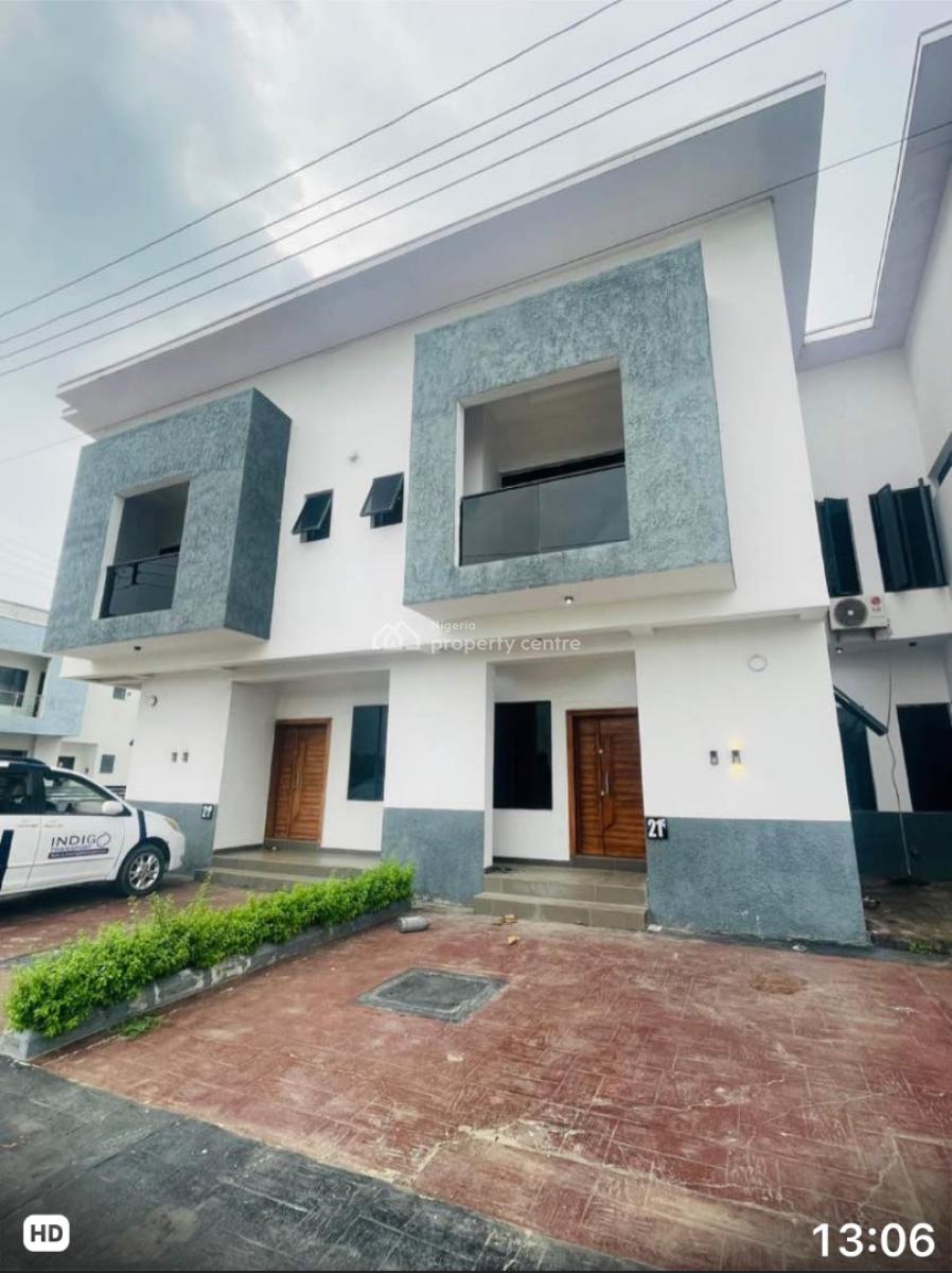 Nice Luxurious 2 Bedroom Duplex with Bq Terrace in a Nice Ambiance, Orchid Road Lekki, Lekki, Lagos, Terraced Duplex for Rent