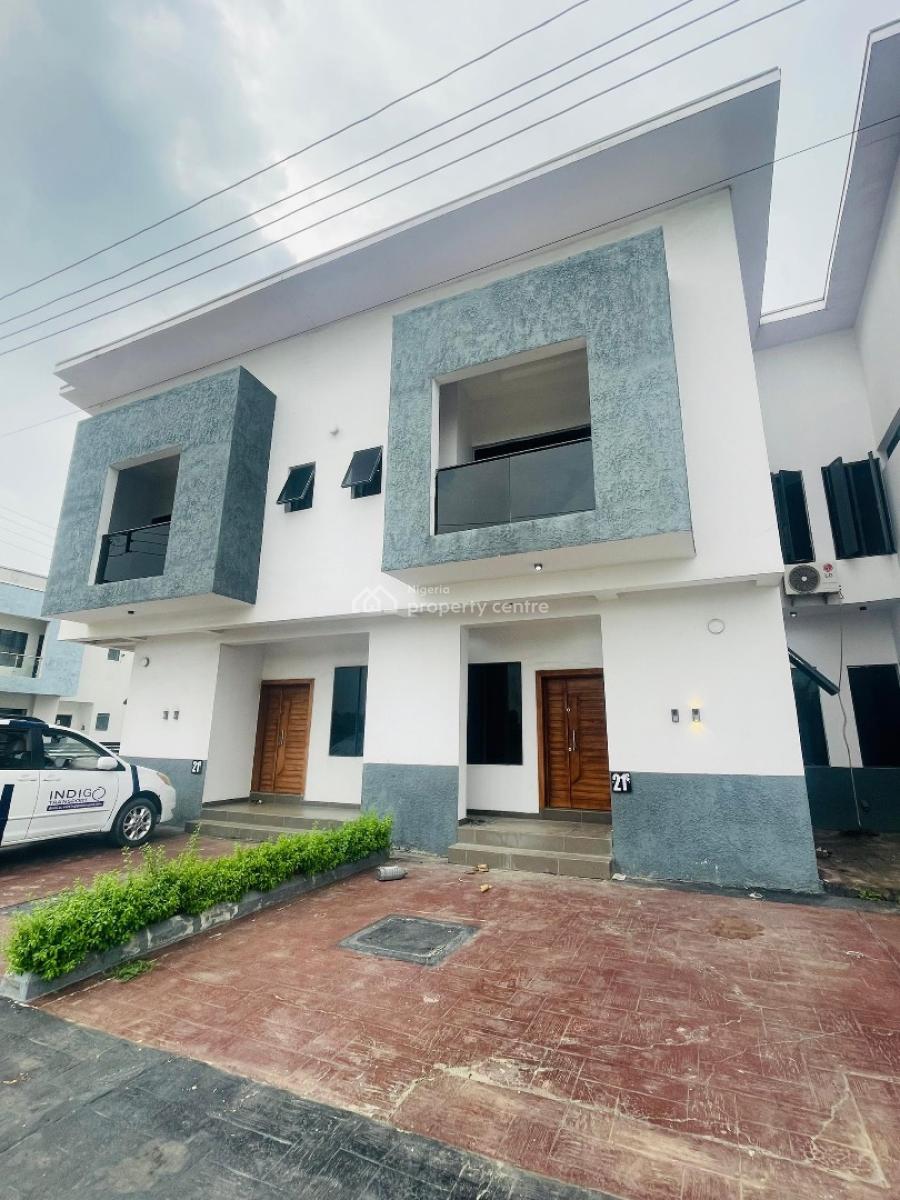 Nice Luxurious 2 Bedroom Duplex with Bq Terrace in a Nice Ambiance, Orchid Road Lekki, Lekki, Lagos, Terraced Duplex for Rent
