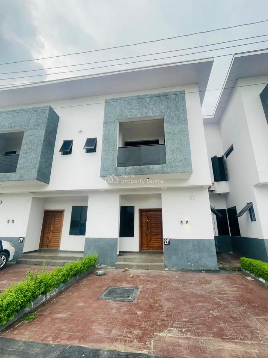 Nice Luxurious 2 Bedroom Duplex with Bq Terrace in a Nice Ambiance, Orchid Road Lekki, Lekki, Lagos, Terraced Duplex for Rent
