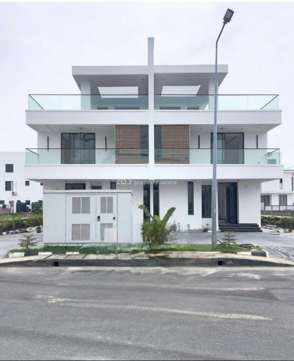 Executive 5bedroom Semi-detached House with Cinema, Cowrie Creek Estate, Ikate, Lekki, Lagos, Semi-detached Duplex for Sale