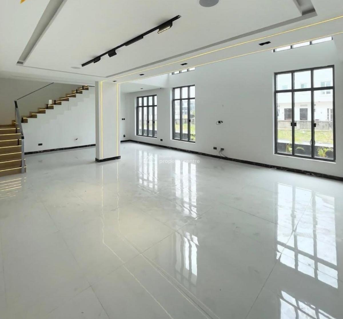 Executive 5bedroom Semi-detached House with Cinema, Cowrie Creek Estate, Ikate, Lekki, Lagos, Semi-detached Duplex for Sale