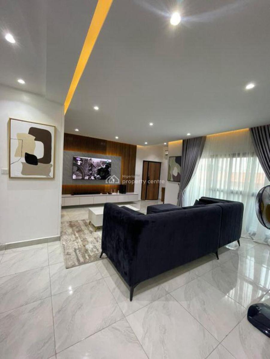 Elegantly Designed 3-bedroom Apartment, Secured Estate in Gbagada, Gbagada, Lagos, Flat / Apartment Short Let