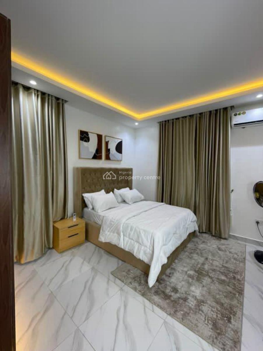 Elegantly Designed 3-bedroom Apartment, Secured Estate in Gbagada, Gbagada, Lagos, Flat / Apartment Short Let