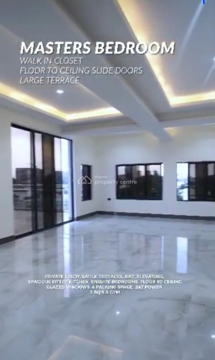 5-bed Penthouse,bq Custom Built Wardrobes, Amazing Living Rooms, Water, Off Bourdillon Road, Old Ikoyi, Lagos, Nigeria, Old Ikoyi, Ikoyi, Lagos, Flat / Apartment for Sale