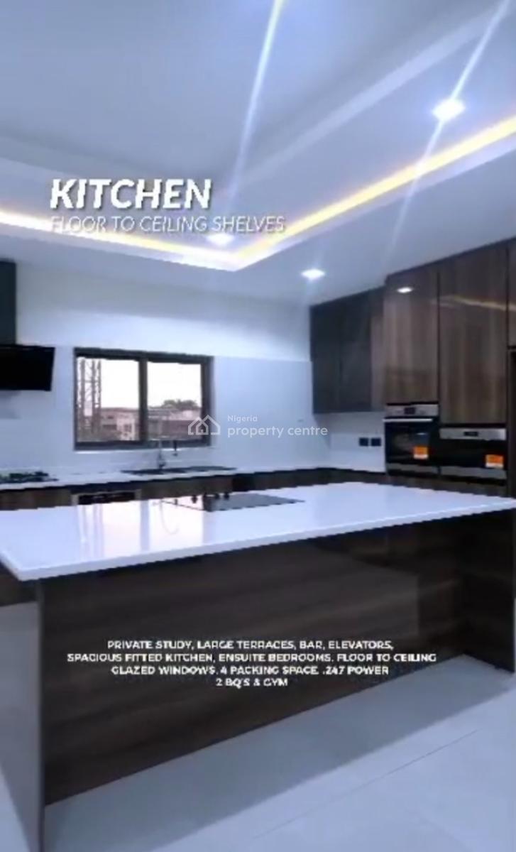 5-bed Penthouse,bq Custom Built Wardrobes, Amazing Living Rooms, Water, Off Bourdillon Road, Old Ikoyi, Lagos, Nigeria, Old Ikoyi, Ikoyi, Lagos, Flat / Apartment for Sale