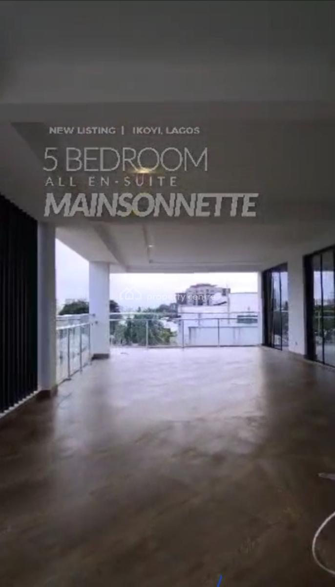 5-bed Penthouse,bq Custom Built Wardrobes, Amazing Living Rooms, Water, Off Bourdillon Road, Old Ikoyi, Lagos, Nigeria, Old Ikoyi, Ikoyi, Lagos, Flat / Apartment for Sale
