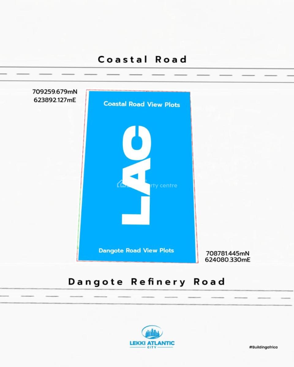Strategicaly Positioned Commercial Land 4 Business Access & Visibility, Lekki Atlantic City, Off Dangote Refinery Road, Ibeju Lekki, Lagos, Commercial Land for Sale