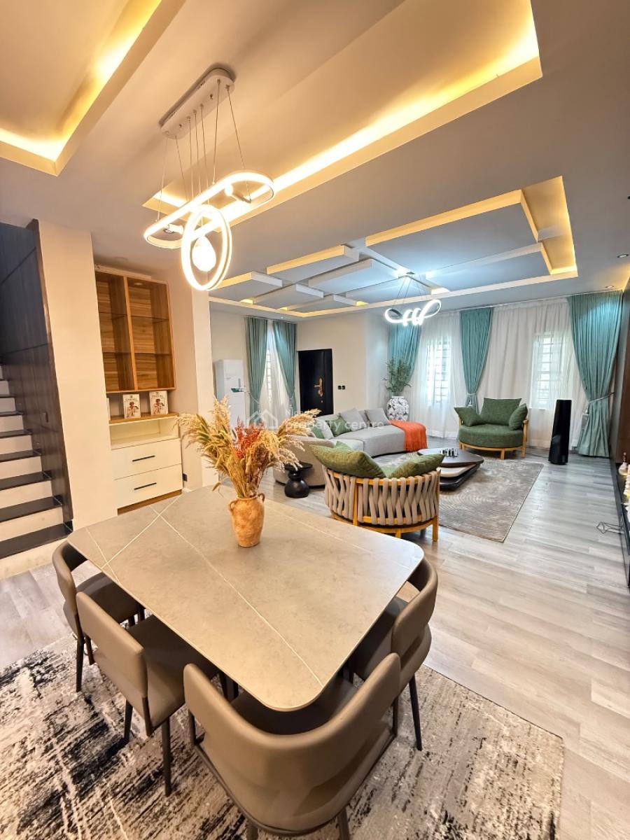 3 Bedroom Apartment with Bq, Artican Beach View Estate Ogombo, Ajah, Lagos, Semi-detached Duplex Short Let