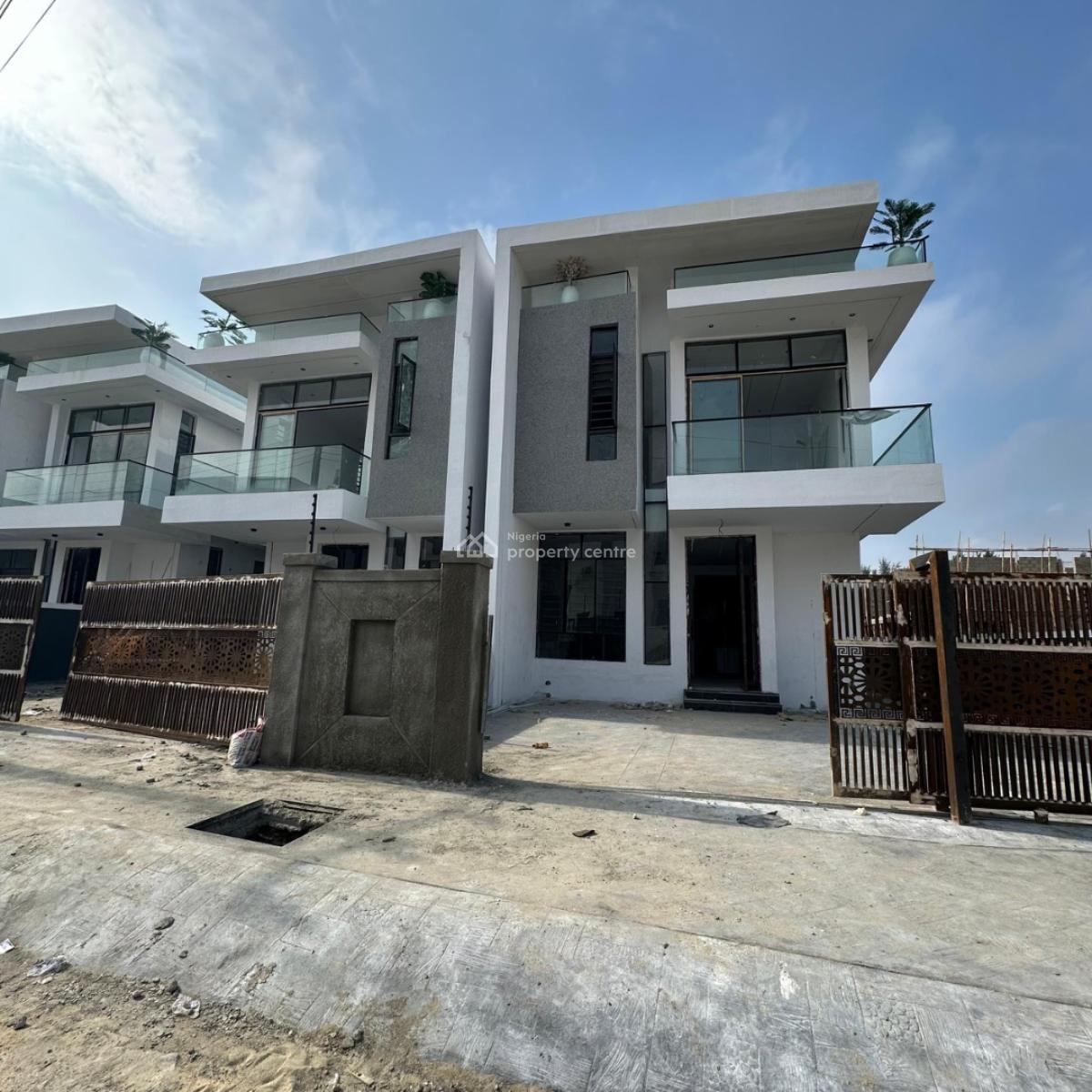 Beautiful 4 Bedroom Semi Duplex with Bq, Ikota, Ikota, Lekki, Lagos, Semi-detached Duplex for Sale