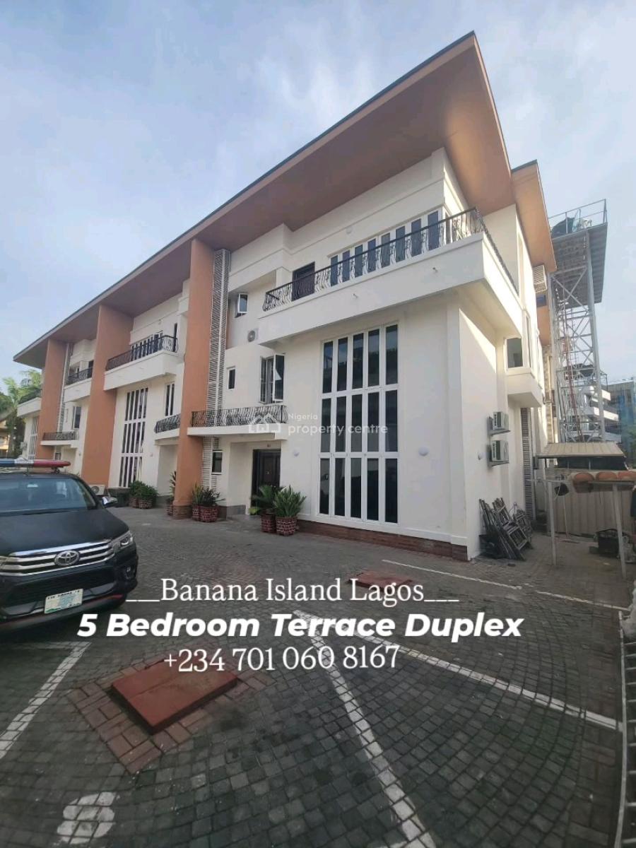 Well Maintained 5bedroom Terrace Duplex in Banana Island, Ikoyi Lagos., Banana Island, Ikoyi, Lagos, House for Rent
