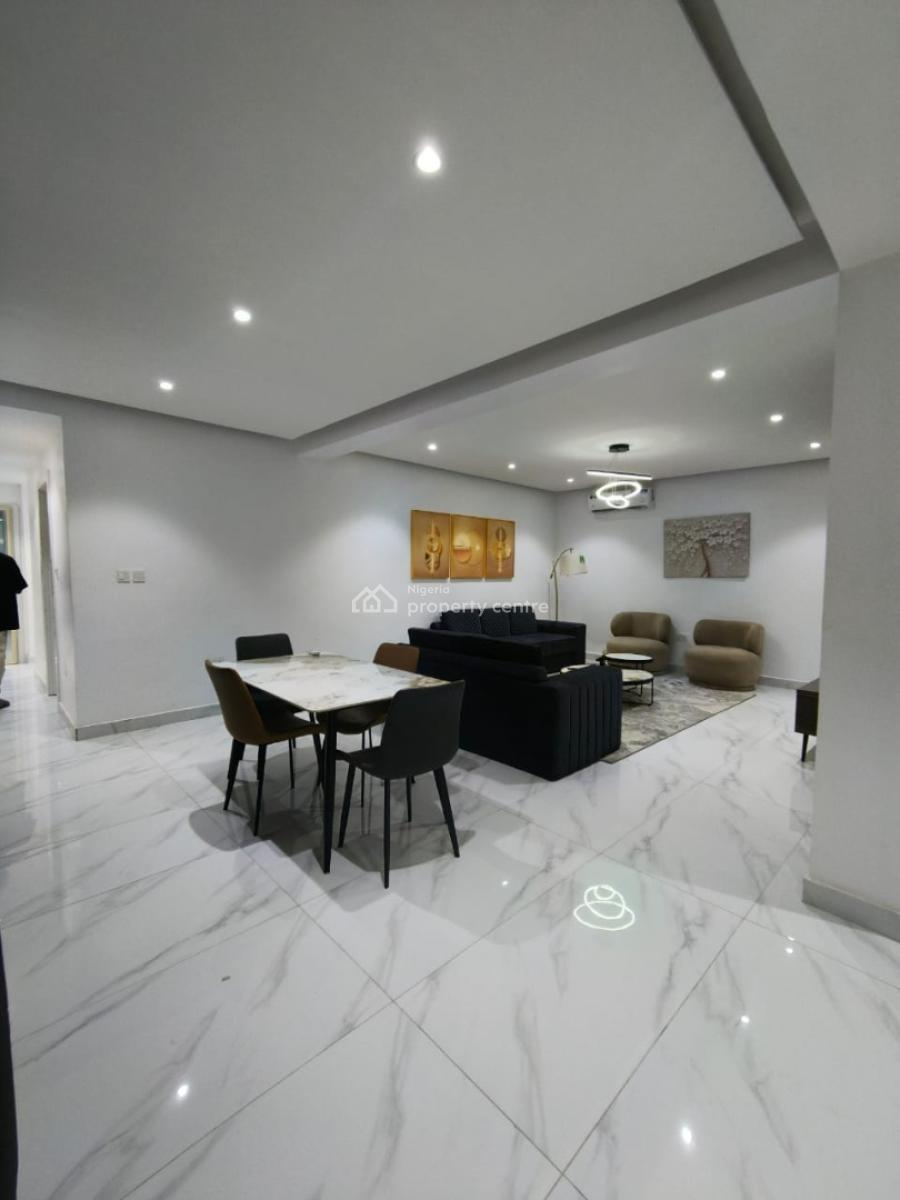 Luxury Fully Furnished & Service 3bedroom Apartment+24/7 Light, Prime Water Estate ,freedom Way Lekki Phase 1, Lekki Phase 1, Lekki, Lagos, Flat / Apartment for Rent