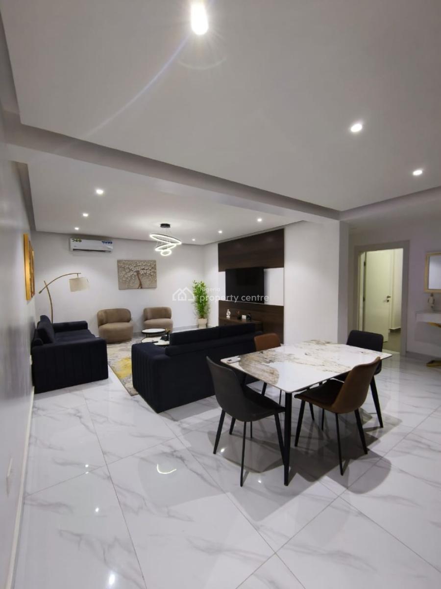 Luxury Fully Furnished & Service 3bedroom Apartment+24/7 Light, Prime Water Estate ,freedom Way Lekki Phase 1, Lekki Phase 1, Lekki, Lagos, Flat / Apartment for Rent