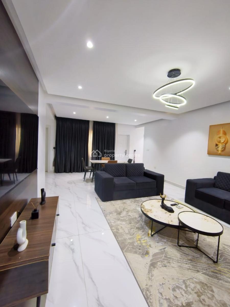 Luxury Fully Furnished & Service 3bedroom Apartment+24/7 Light, Prime Water Estate ,freedom Way Lekki Phase 1, Lekki Phase 1, Lekki, Lagos, Flat / Apartment for Rent