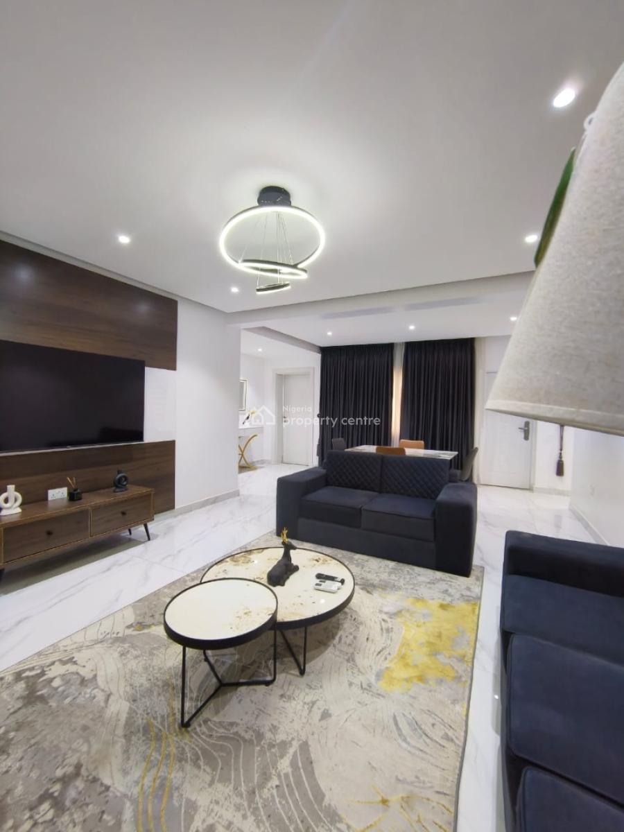 Luxury Fully Furnished & Service 3bedroom Apartment+24/7 Light, Prime Water Estate ,freedom Way Lekki Phase 1, Lekki Phase 1, Lekki, Lagos, Flat / Apartment for Rent