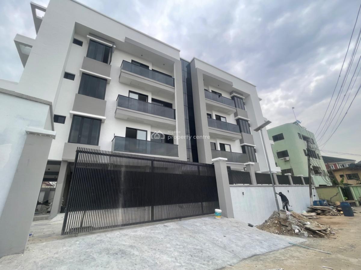 Luxury and Spacious 3 Bedroom Apartment with an Elevator and Bq, Allen Avenue, Ikeja, Lagos, Block of Flats for Sale