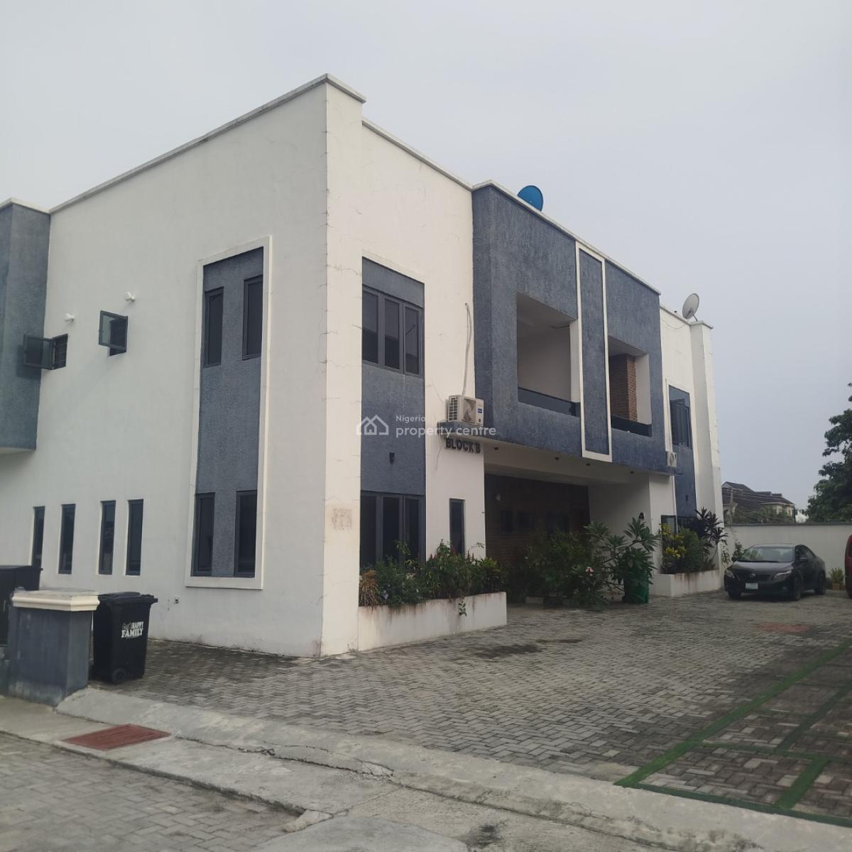 Nice Unfurnished 4 Bedroom Semi Detached Duplex with Bq, Lekki Pride Estate, Close to Abraham Adesanya, Ajiwe, Ajah, Lagos, Semi-detached Duplex for Rent