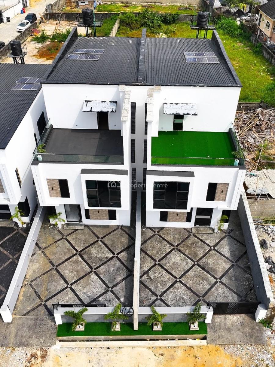 Spacious Five Bedroom Semi Detached Duplex with Bq and a Penthouse, Peninsula Garden Estate, Sangotedo, Ajah, Lagos, Detached Duplex for Sale