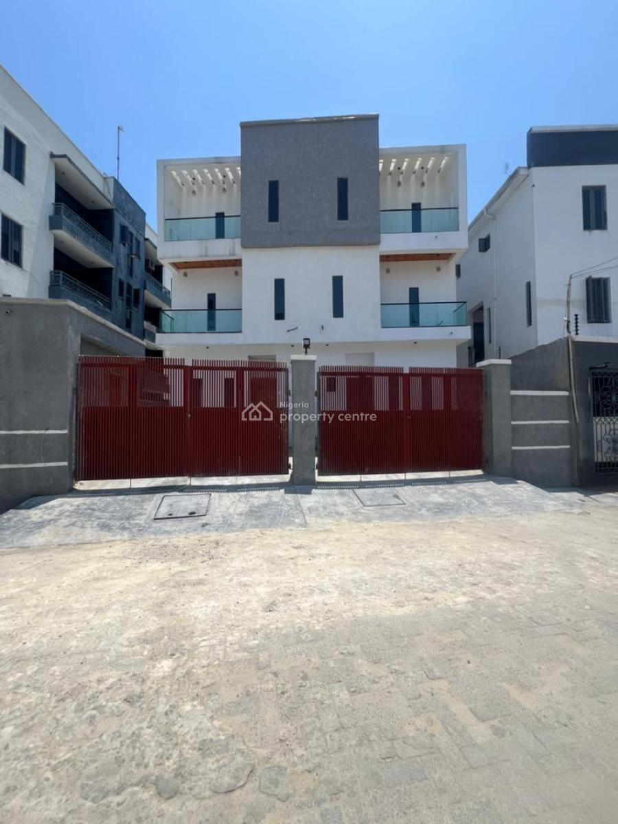 Beautiful Newly Built 5bedroom  Terrace Duplex + Bq in a Secure Estate, Ologolo 2, Lekki, Lagos, Terraced Duplex for Sale