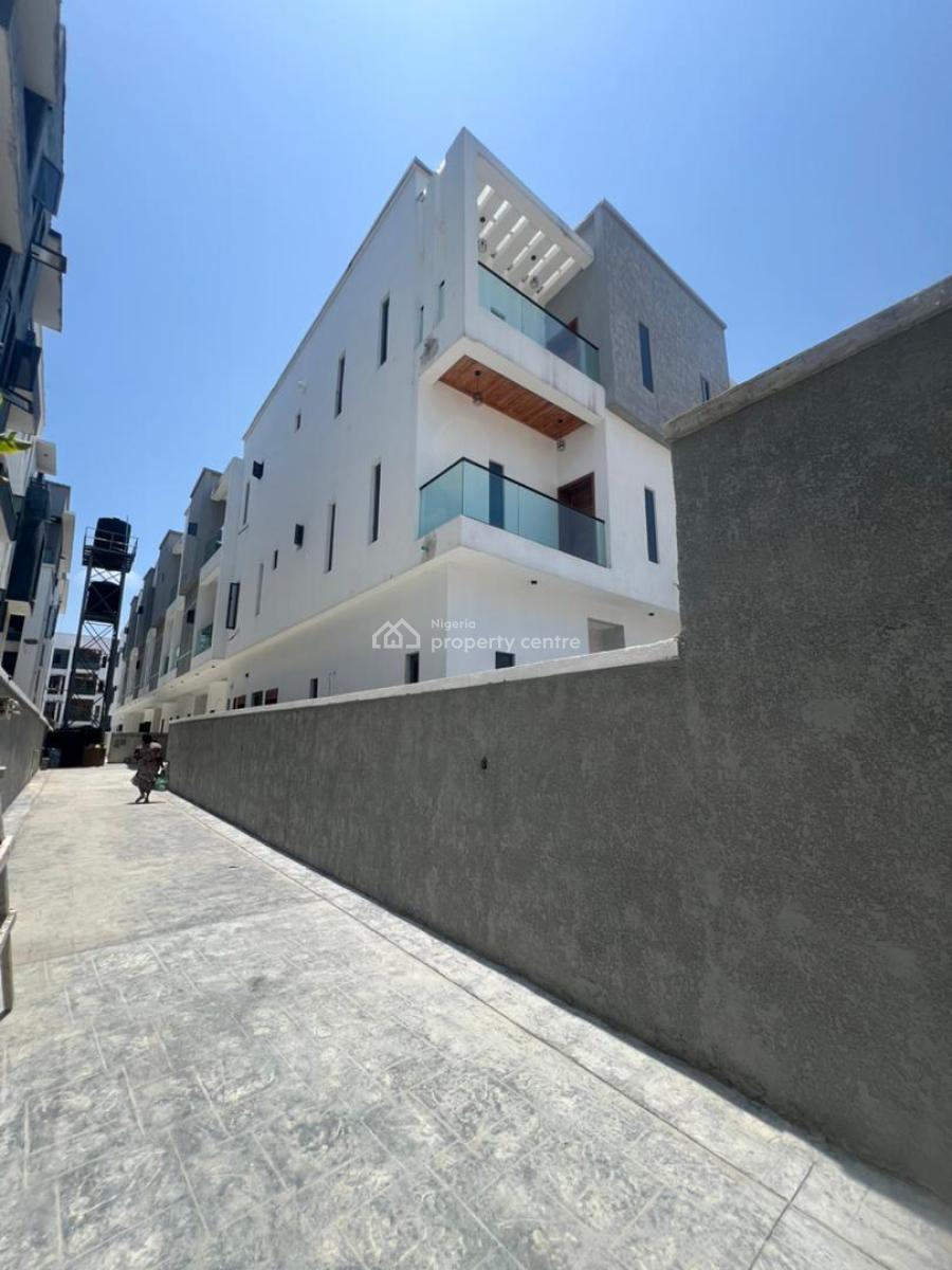 Beautiful Newly Built 5bedroom  Terrace Duplex + Bq in a Secure Estate, Ologolo 2, Lekki, Lagos, Terraced Duplex for Sale