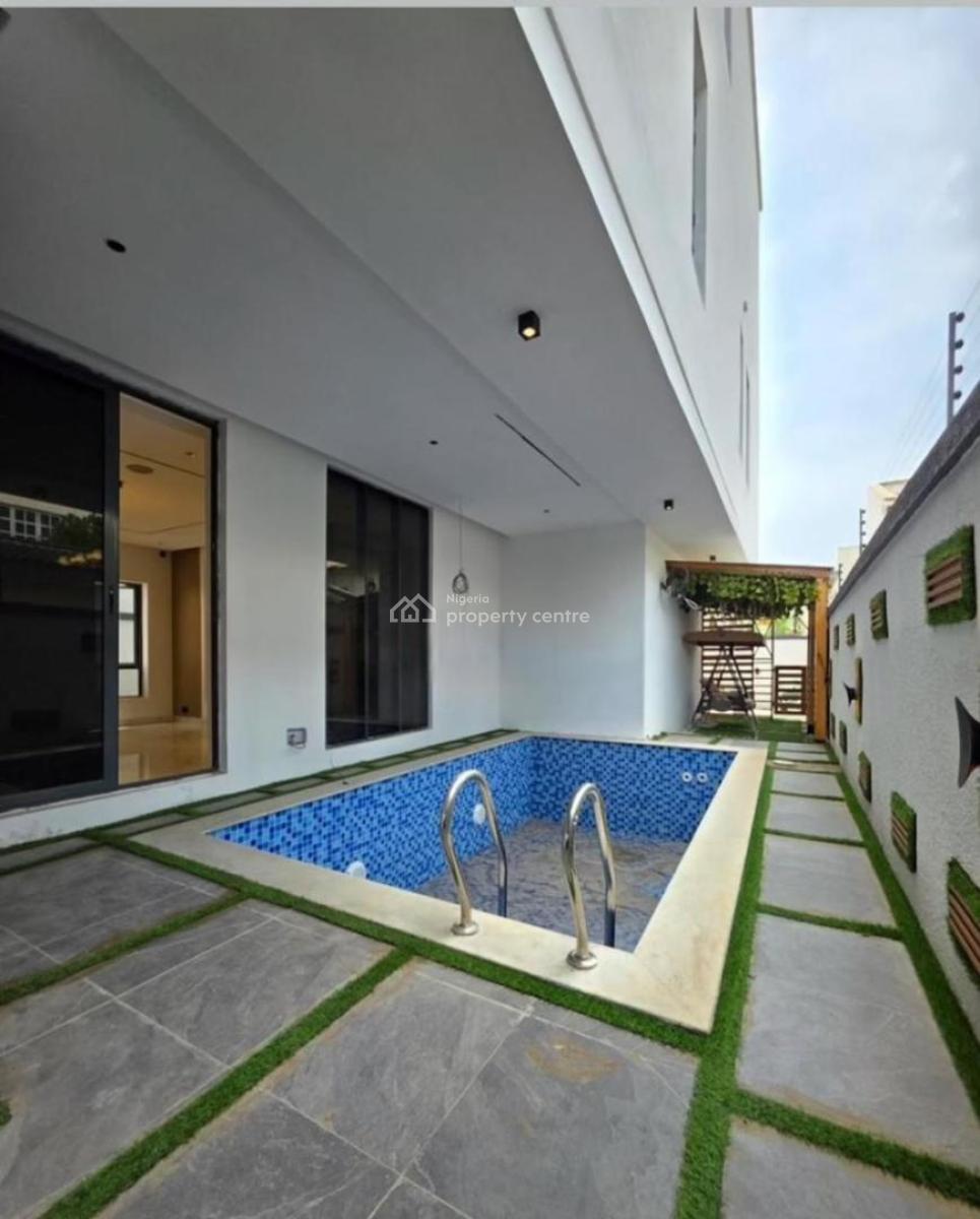 Amazing Newly Built Luxury Finished 5 Bedroom Detached with 2 Bqs, Lekki Phase 1, Lekki, Lagos, Detached Duplex for Sale