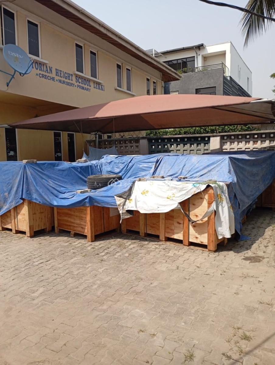 890sqm of Land with 2 Wings of 4 Bedroom Semi-detached House with Bqs, Adewale Oshin Street, Lekki Phase 1, Lekki, Lagos, Residential Land for Rent