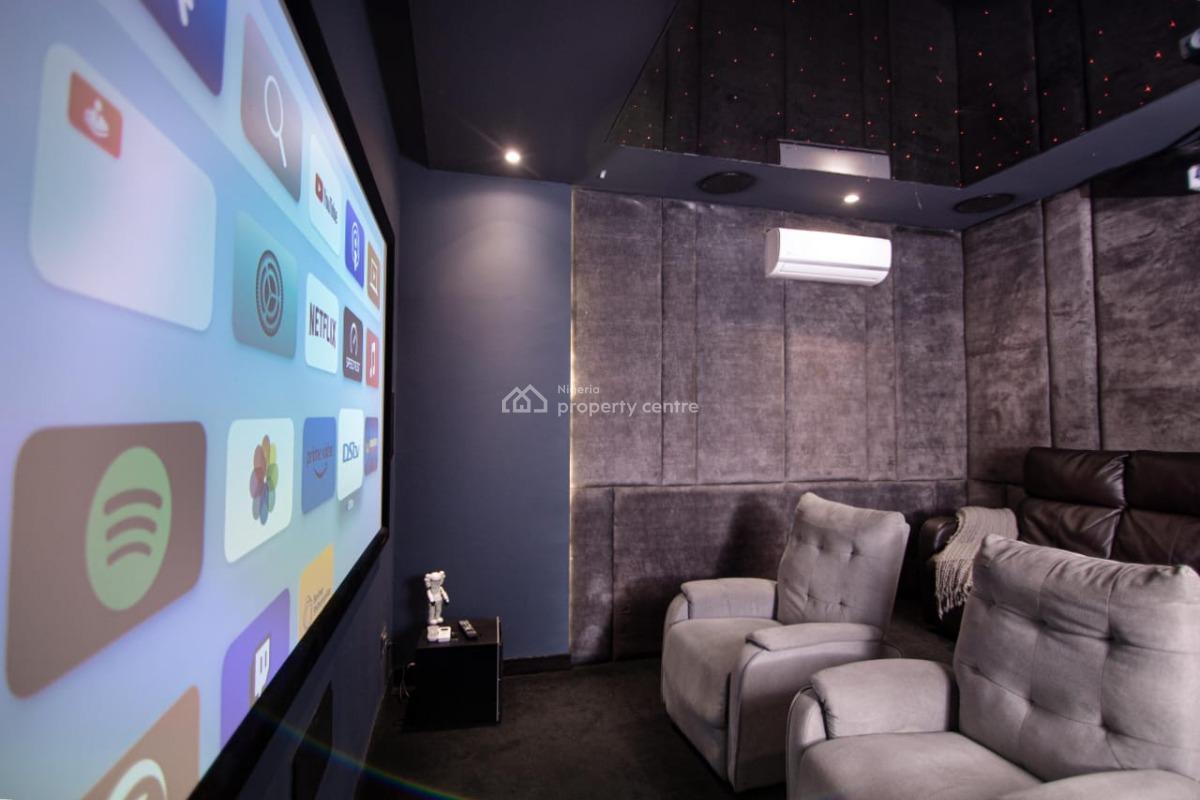 Luxury 2 Bedroom Appartment with Private Cinema, Cadogan Estate Osapa London, Osapa, Lekki, Lagos, Flat / Apartment Short Let