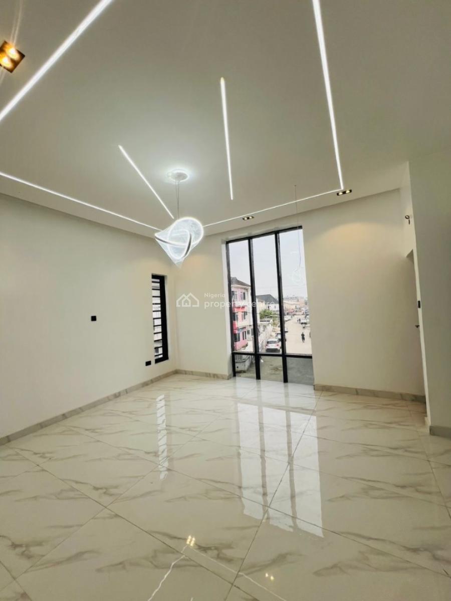 Brand Standard 3 Bedroom Terrace Duplex in a Cool Estate, Located Around Abraham Adesanya Axis,good Road,personal Tank, Sangotedo, Ajah, Lagos, Terraced Duplex for Rent