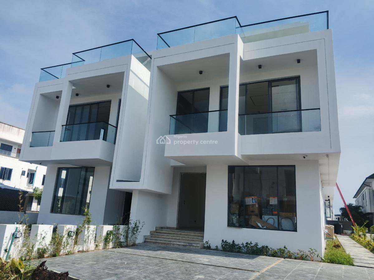 5 Bedrooms Tastefully Finished Newly Built Luxury Semi Detached Houses, Cowrie Creek Estate, Ikate Elegushi, Lekki, Lagos, Detached Duplex for Sale