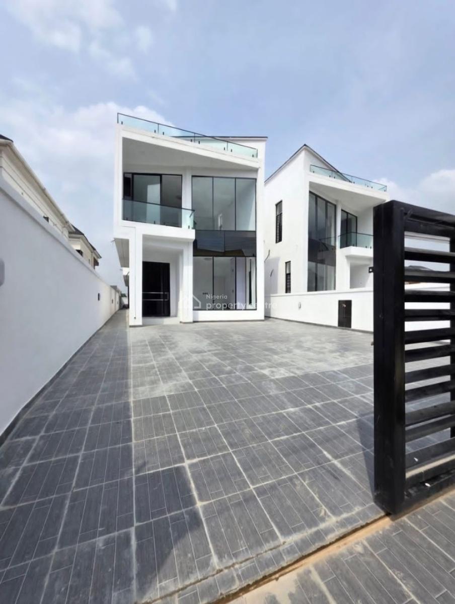 5 Bedroom Detached Duplex with Bq, Second Toll Gate, Lekki, Lagos, Detached Duplex for Sale